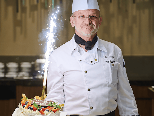 Celebrate with Complimentary Cake at Sunday Brunch